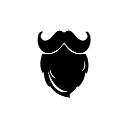 desenho de barba